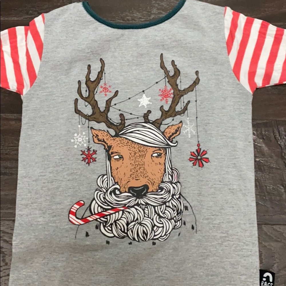 Size 2T Reindeer Rags to Raches! - Picture 2 of 3
